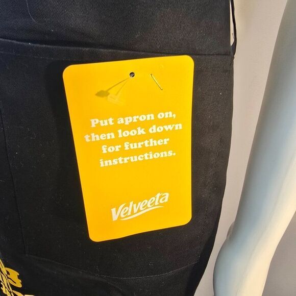 Velveeta Adverting Apron It's What Your Skillet For New Tags - Picture 3 of 9
